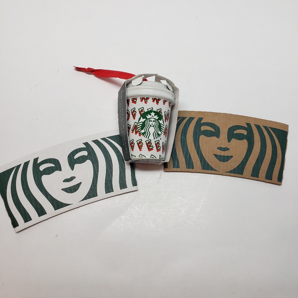 Starbucks 2019 Merry Coffee Holiday Mini Ornament
